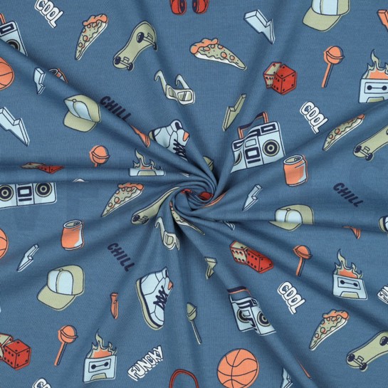 JERSEY VIBES COOL BLEU #7