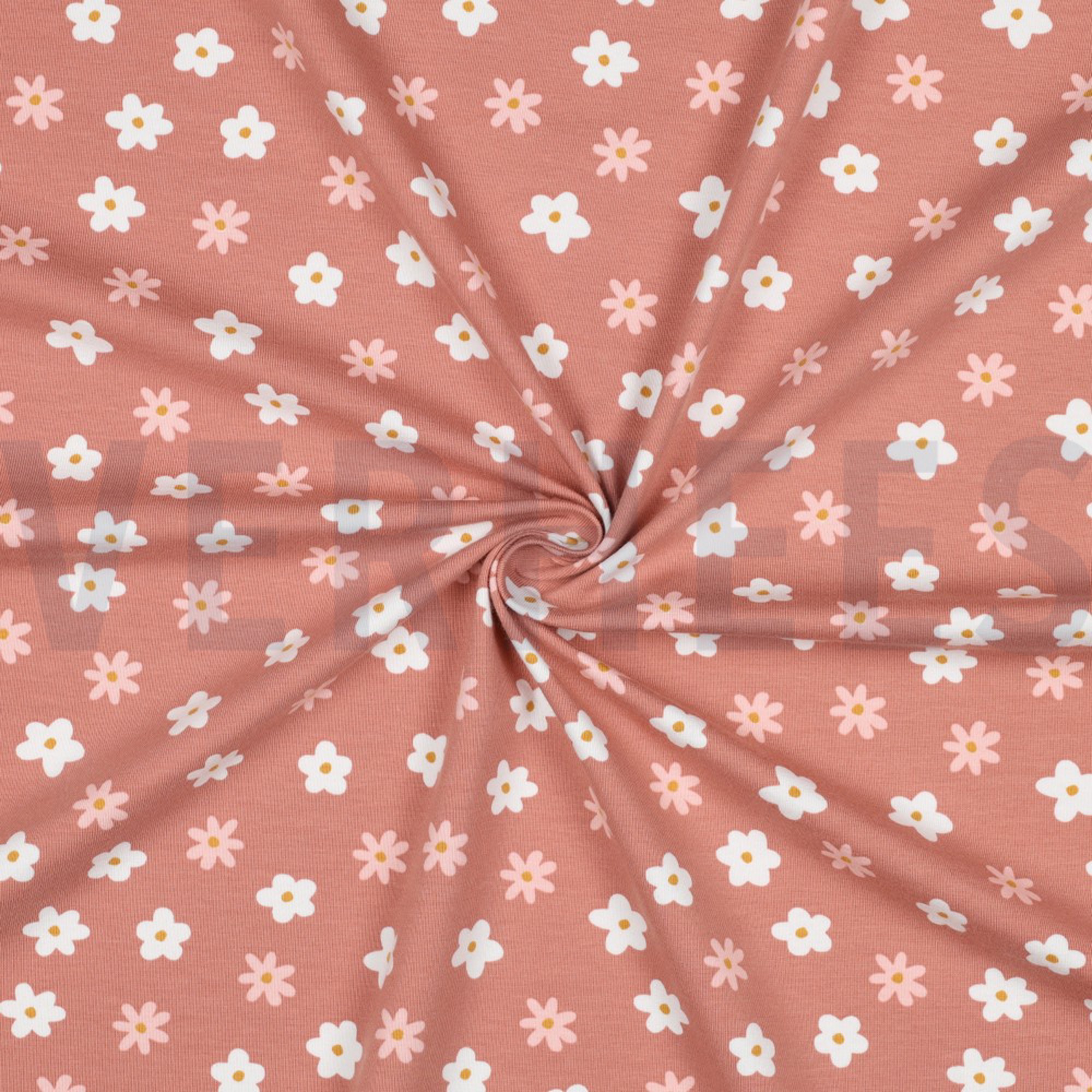 JERSEY GOTS ENTEN UND BLUMEN ROSA (high resolution) #3