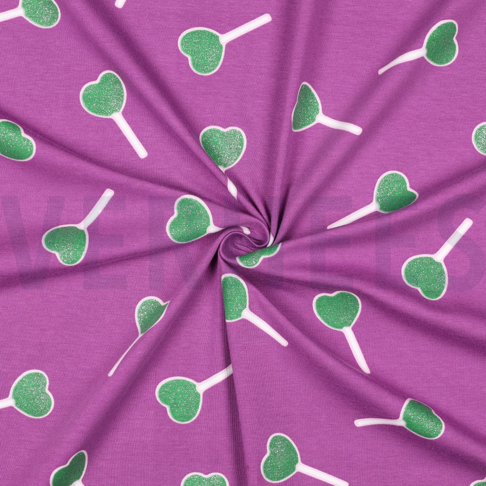 JERSEY GLITTER LOLLYPOP PURPLE #7