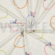 JERSEY MELANGE APPELS ECRU (thumbnail) #3