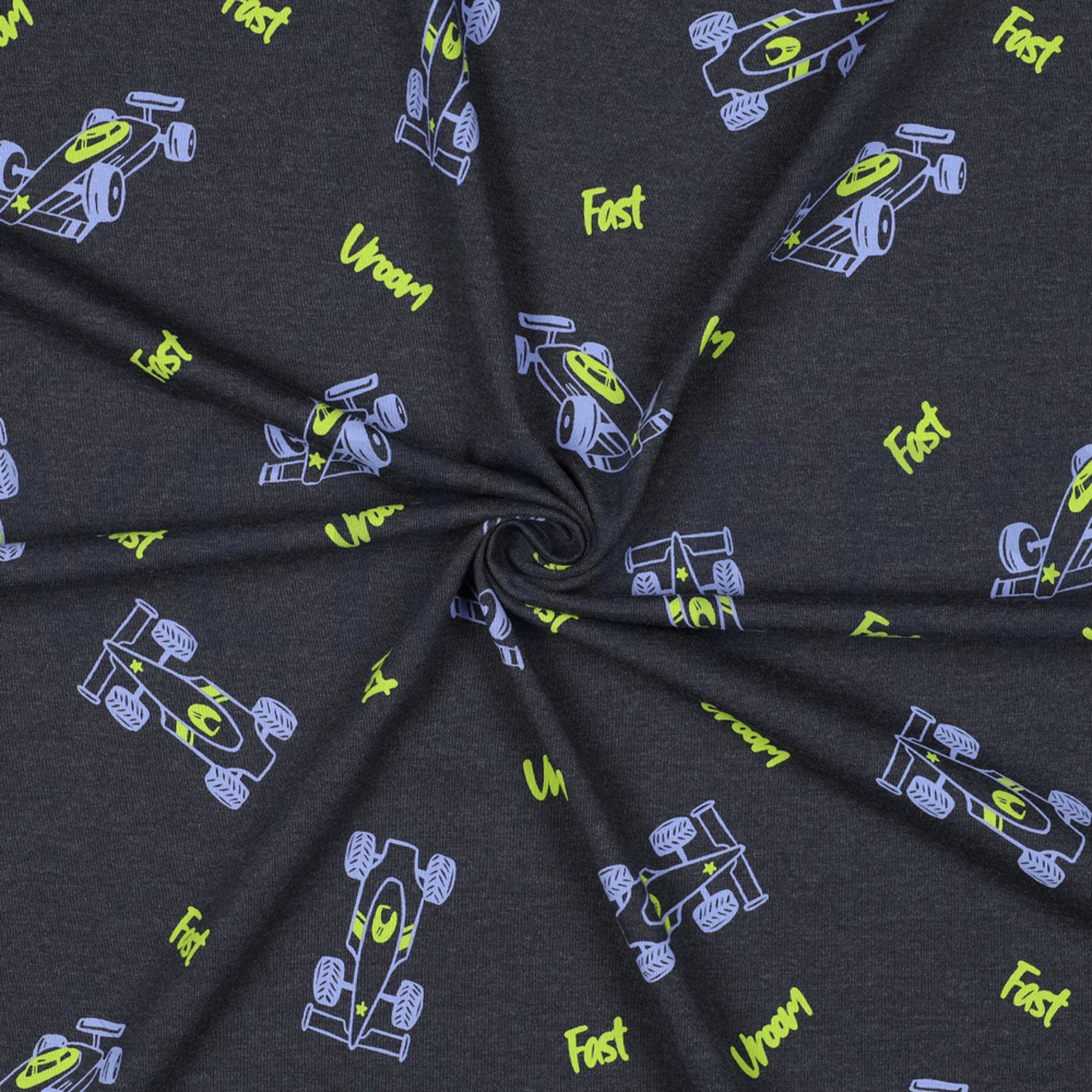 JERSEY MELANGE RENNWAGEN ANTHRAZIT (high resolution) #3