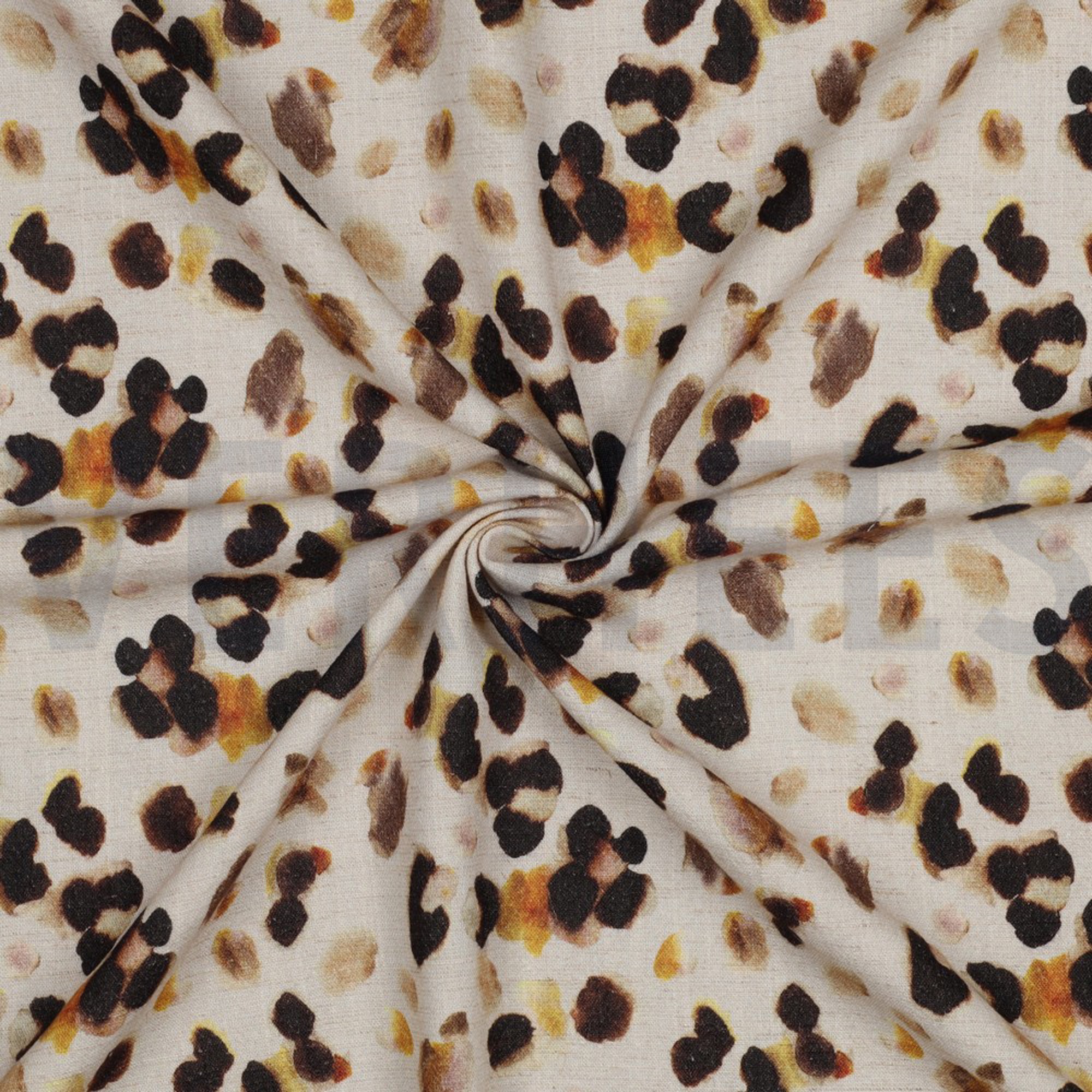 LINEN VISCOSE CRÊPE DIGITAL ANIMAL SKIN SAND (high resolution) #3