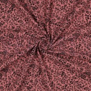 DOUBLE GAUZE FLOWERS BURGUNDY (thumbnail) #3