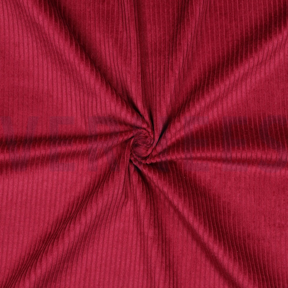 GEWASSEN RIBCORDUROY 4.5W KERSENROOD #7