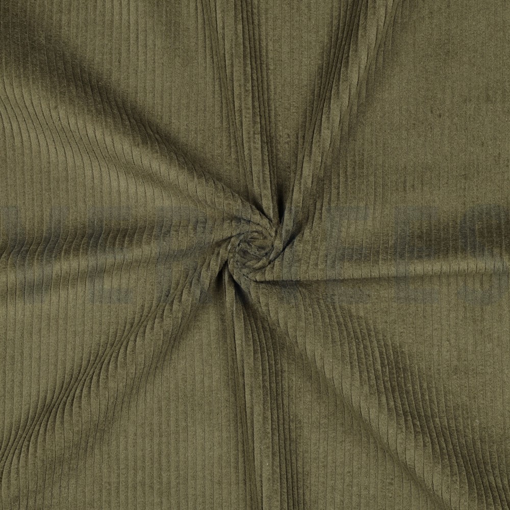 GEWASCHEN CORD 4.5W ARMEEGRÜN #7