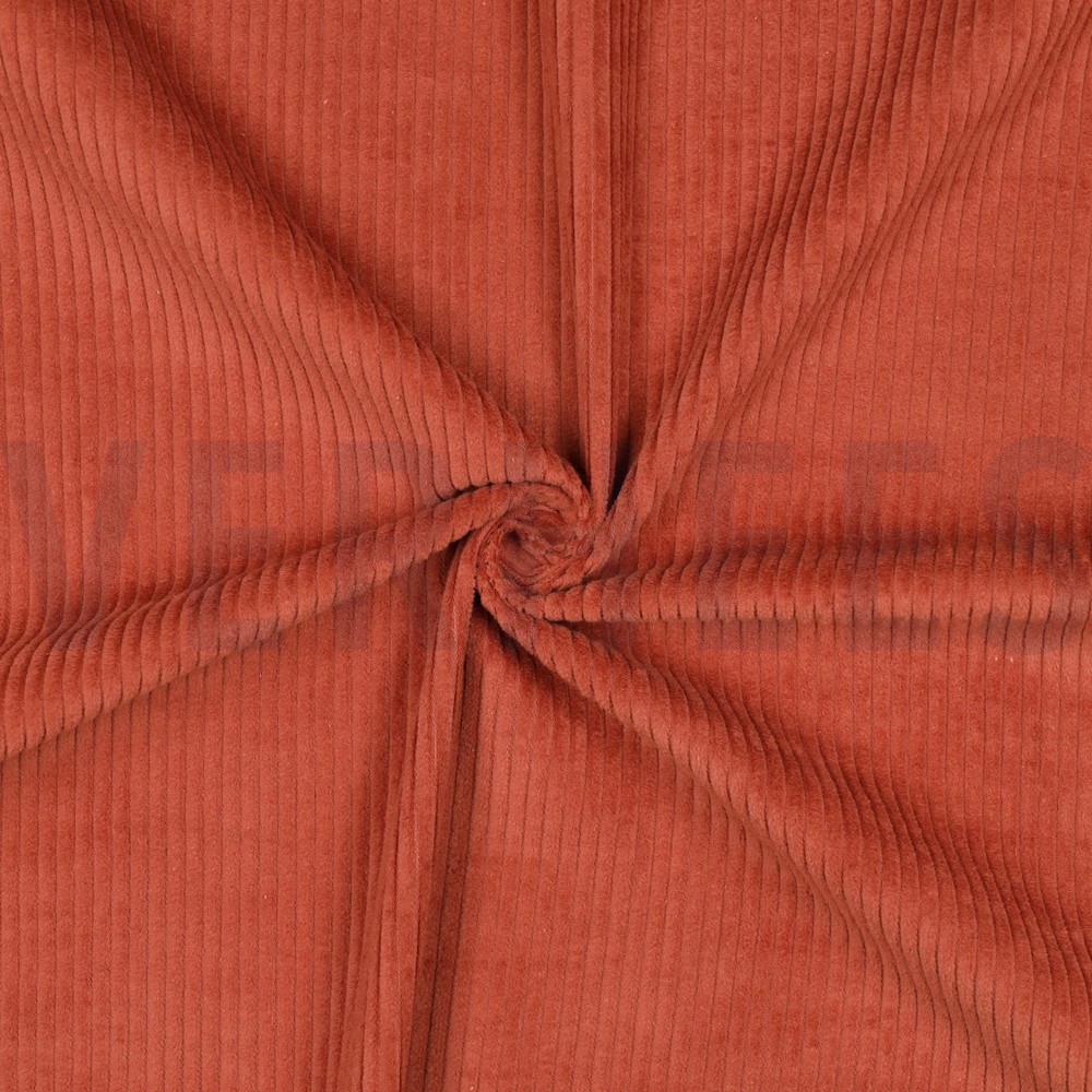 GEWASSEN RIBCORDUROY 4.5W TERRACOTTA #7