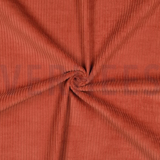 GEWASCHEN CORD 4.5W TERRACOTTA #7