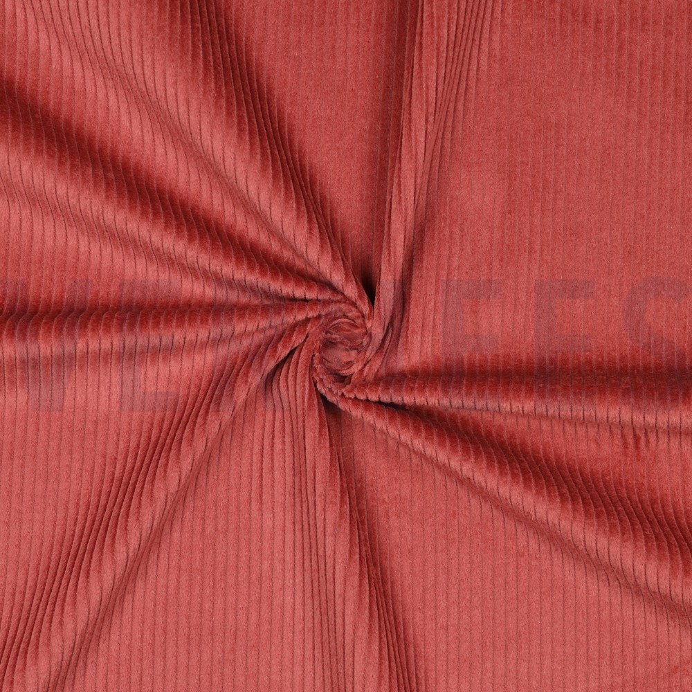 GEWASSEN RIBCORDUROY 4.5W DONKERROZE #7