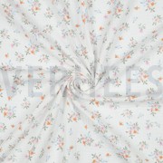 DOUBLE GAUZE GOTS FLOWERS WHITE (thumbnail) #3