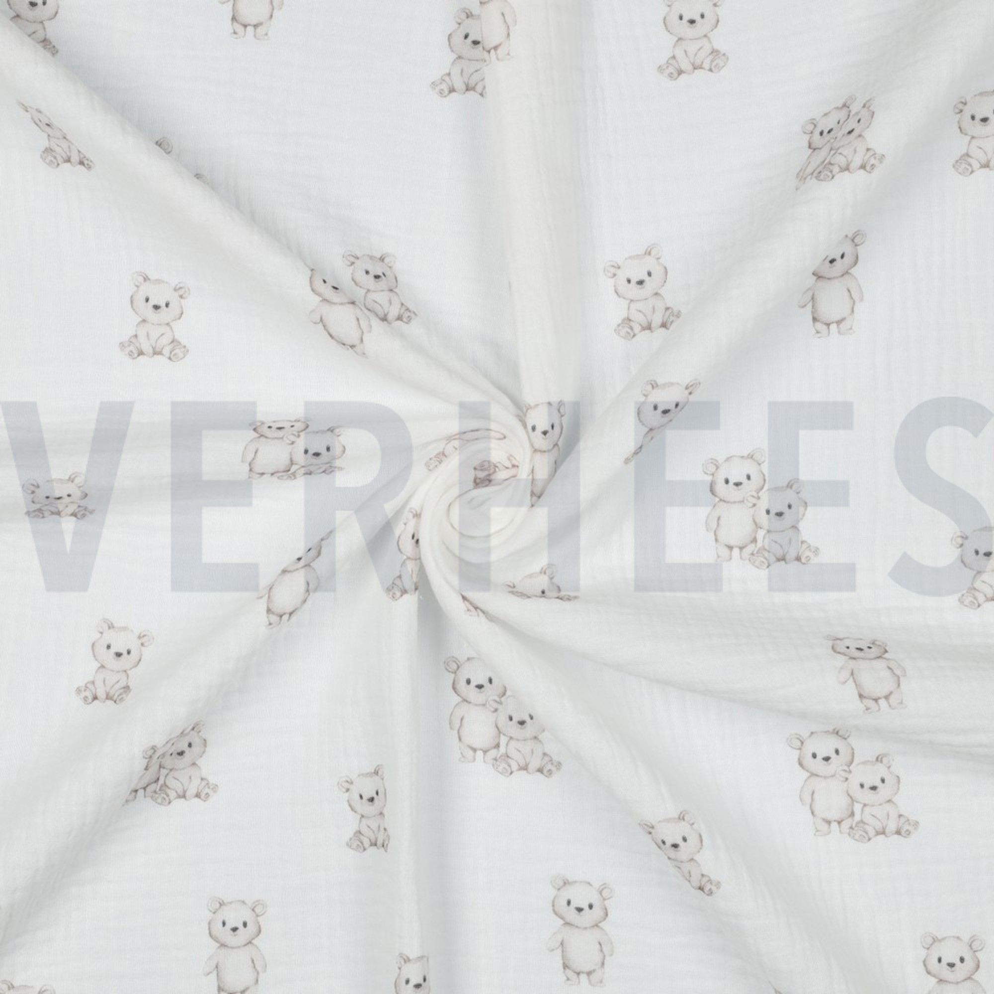 MUSSELIN GOTS DIGITAL TIERE WEISS (high resolution) #3