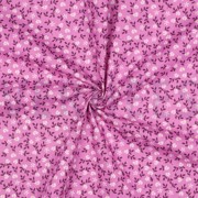 POPLIN GOTS FLOWERS PURPLE (thumbnail) #3