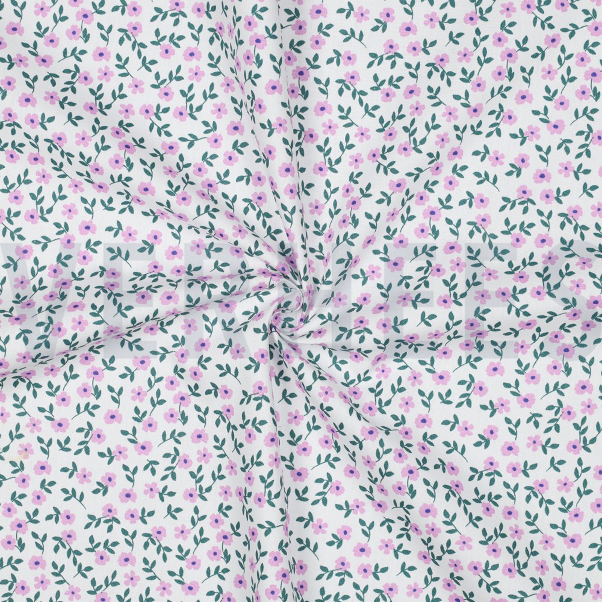 POPLIN GOTS FLOWERS WHITE (high resolution) #3