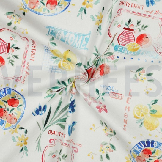 CANVAS DIGITAAL FRUIT ECRU #7