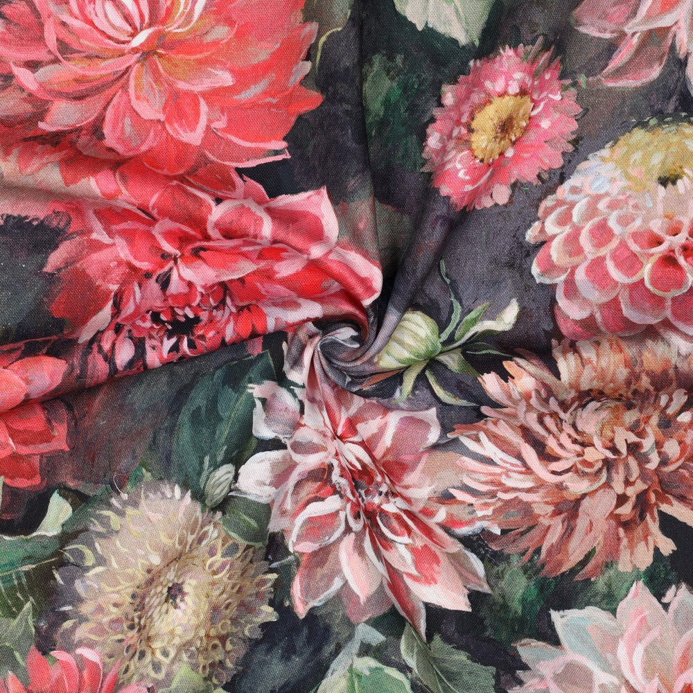 CANVAS DIGITAL BLUMEN ROT #7
