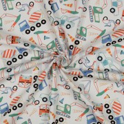 KATOENEN POPLIN WERKVOERTUIGEN GEBROKEN WIT (thumbnail) #3