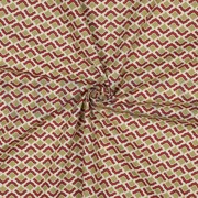 FINE POPLIN FLOWERS BURGUNDY (thumbnail) #3