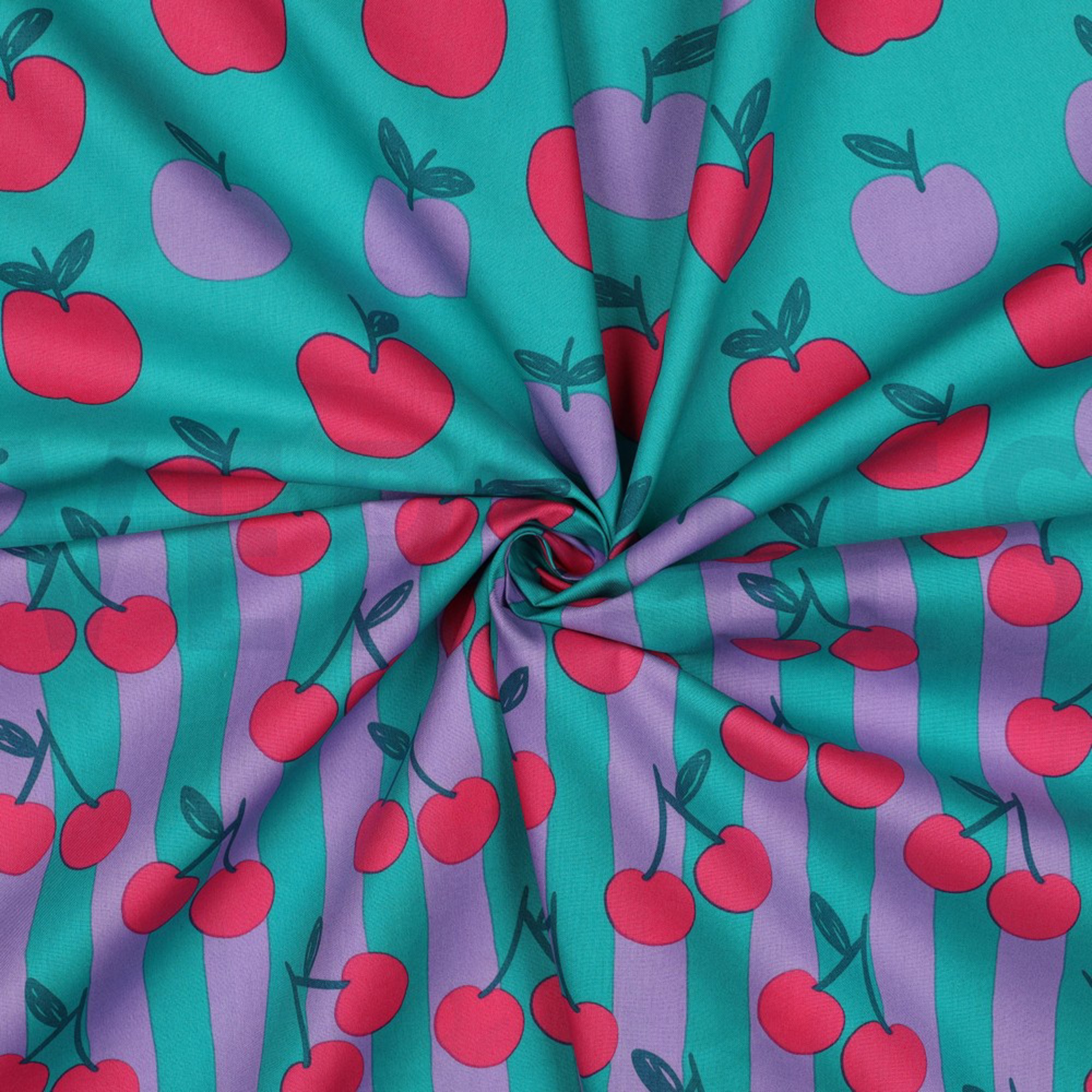 FINE POPLIN FRUIT PETROL (high resolution) #3