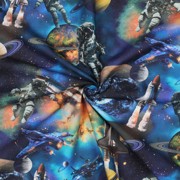 FINE POPLIN DIGITAL SPACE NAVY (thumbnail) #3