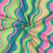 BAUMWOLLE POPELINE FOLIE STREIFEN GRÜN (thumbnail) #3