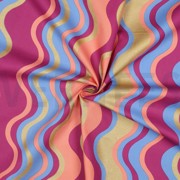 FINE POPLIN FOIL STRIPES BLUE (thumbnail) #3