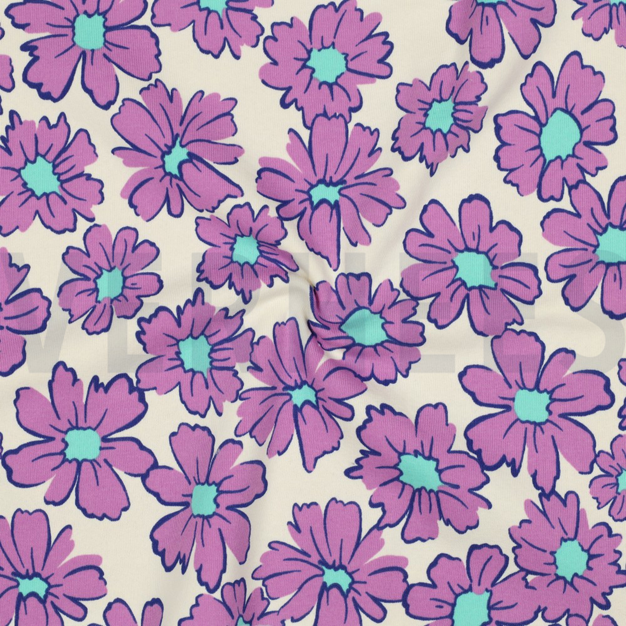 JOGGING BLUMEN GEBROCHEN WEISS (high resolution) #3