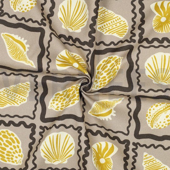 CANVAS SHELLS SAND #7