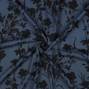 VISCOSE RADIANCE BLOEMEN MARINEBLAUW (thumbnail) #3