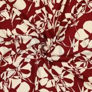 VISCOSE RADIANCE ABSTRACT FLOWERS RED (thumbnail) #3
