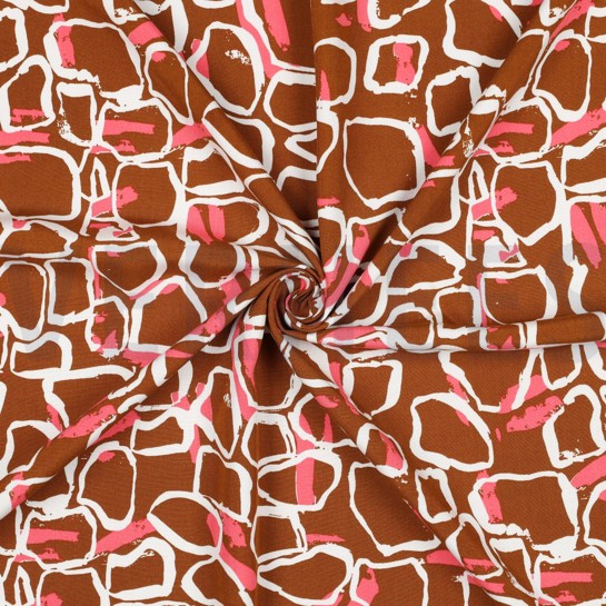 VISCOSE RADIANCE ABSTRACT KARAMEL #7