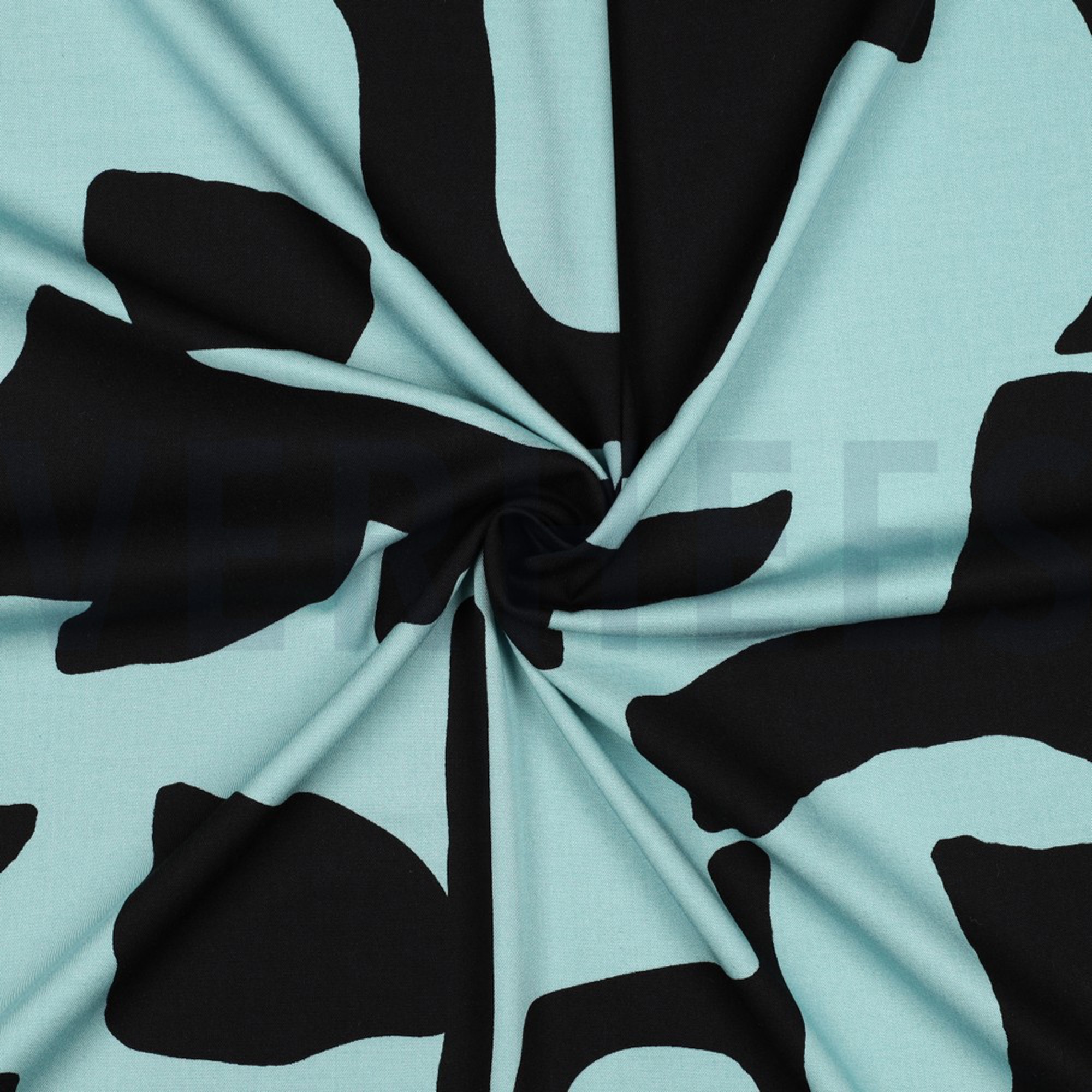 VISKOSE ROSELLA STRETCH GEOMETRISCH HELLBLAU (high resolution) #3