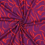 VISCOSE ROSELLA STRETCH ABSTRACT PAARS (thumbnail) #3