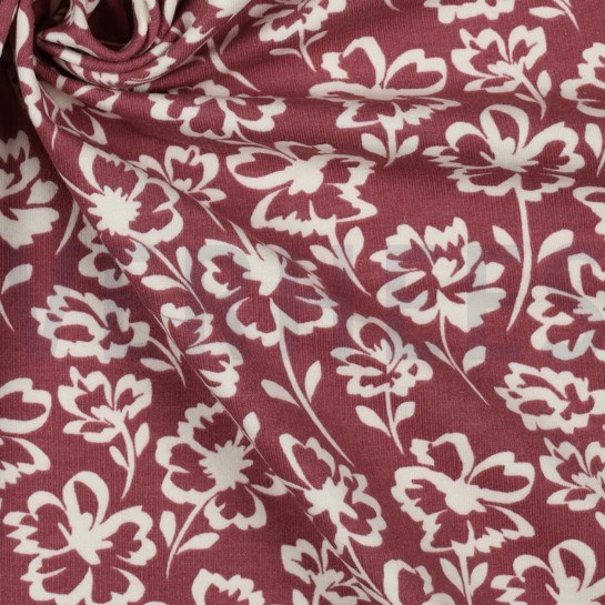 SOFT SWEAT FLOWERS ROSEWOOD #7