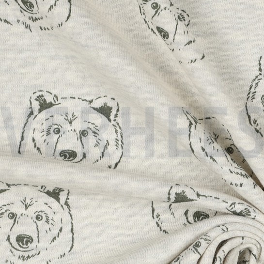 SWEAT GEMÊLEERD BEREN ECRU GEMÊLEERD #7