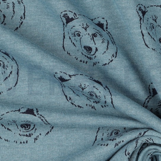 SWEAT MELANGE OURS BLEU FUMÉ MÉLANGÉ #7