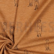 JERSEY MÉLANGE SURICATES CAMEL MÉLANGÉ (thumbnail) #3