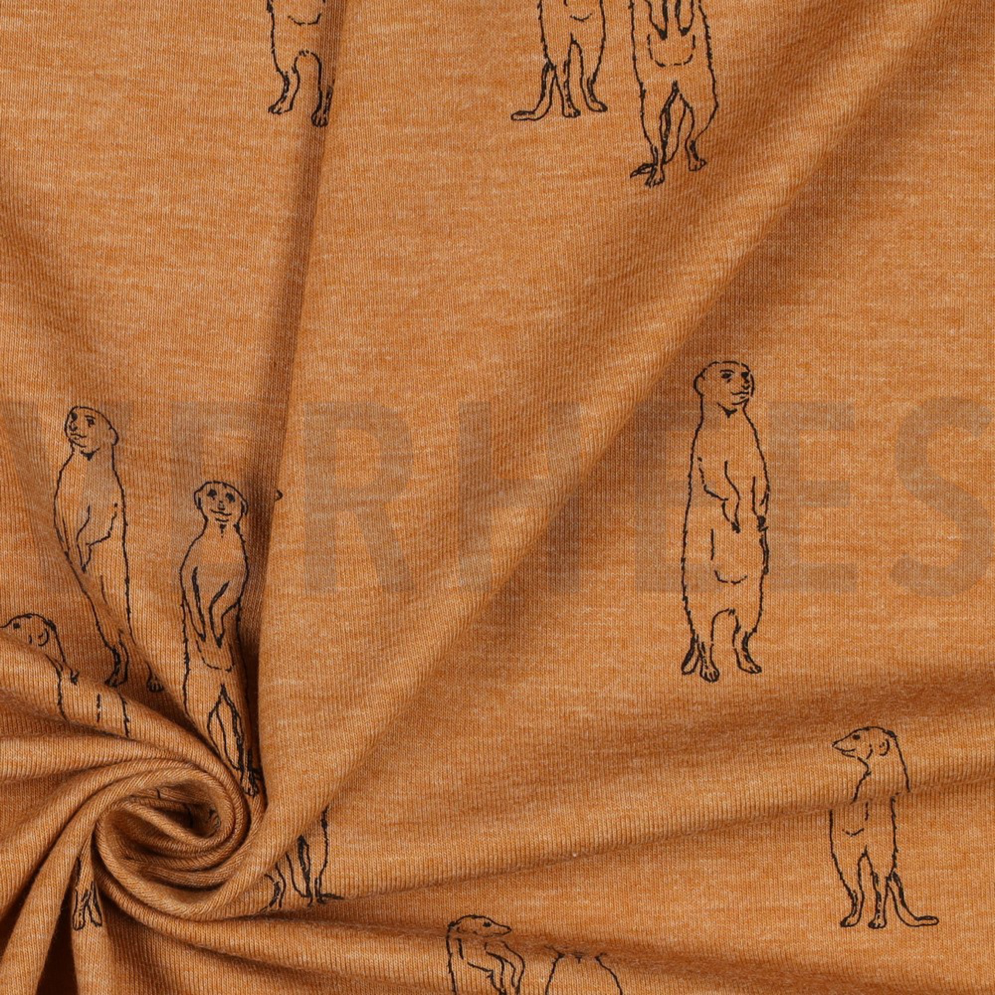 JERSEY MÉLANGE SURICATES CAMEL MÉLANGÉ (high resolution) #3