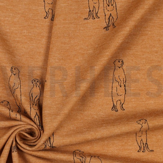 JERSEY MÉLANGE SURICATES CAMEL MÉLANGÉ #7