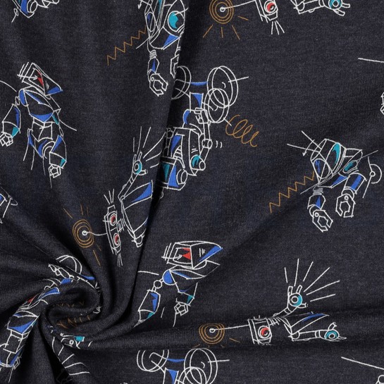 JERSEY MELANGE ROBOTER INDIGO MELIERT #7