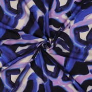 VISCOSE RADIANCE DIGITAL ABSTRACT COBALT (thumbnail) #3