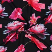 VISCOSE RADIANCE DIGITAL FLOWERS BLACK (thumbnail) #3