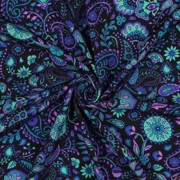 LENZING™ ECOVERO™ DIGITAL PAISLEY BLACK (thumbnail) #3