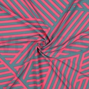 MAGNOLIA STRETCH GEOMETRISCH FUCHSIA (thumbnail) #3