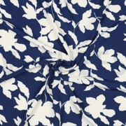 MAGNOLIA STRETCH FLOWERS NAVY (thumbnail) #3