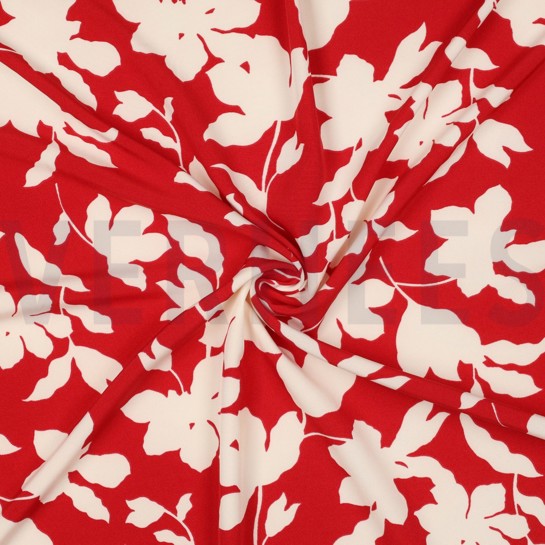 MAGNOLIA STRETCH BLOEMEN ROOD #7