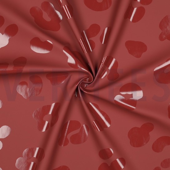 REGENMANTEL TIERHAUT BORDEAUXROT #7