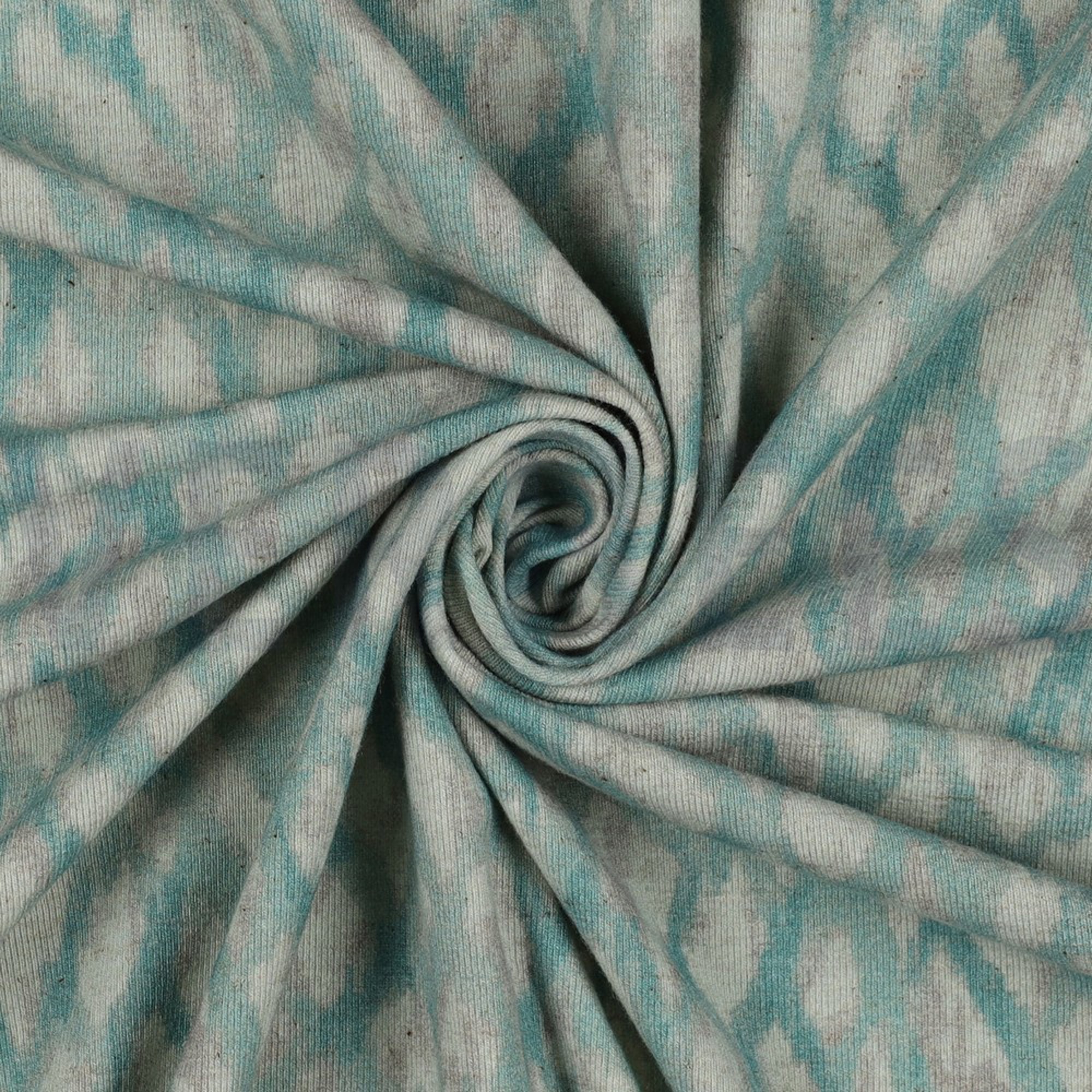 LINNEN JERSEY DIGITAAL DIERENHUID MINT (high resolution) #3