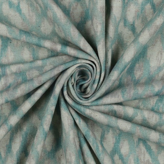 LINNEN JERSEY DIGITAAL DIERENHUID MINT #7