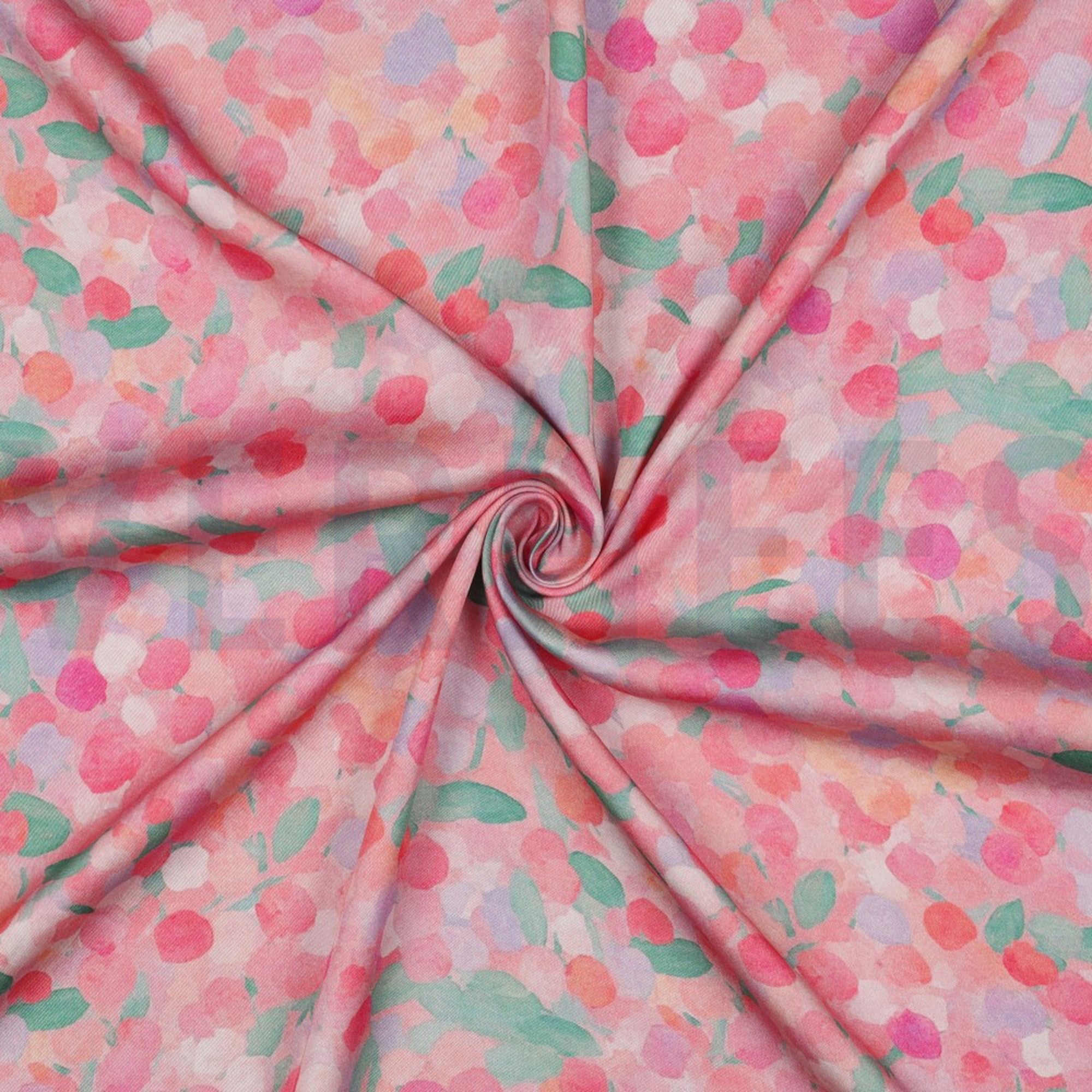 VISCOSE SATIJN DIGITAAL ABSTRACT ROZE (high resolution) #3