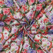 VISCOSE SATIJN DIGITAAL BLOEMEN PAARS (thumbnail) #3