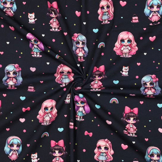 JERSEY DIGITAL DOLLS NAVY #7